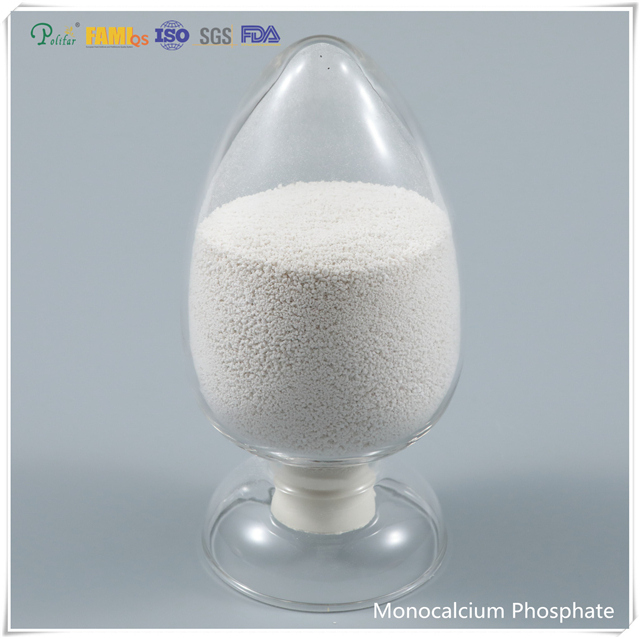 Grado MCP CAS bianco dell'alimentazione del granello del fosfato monocalcico NESSUN 7758-23-8 per il pesce ed il porcellino